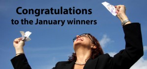 January lottery winners